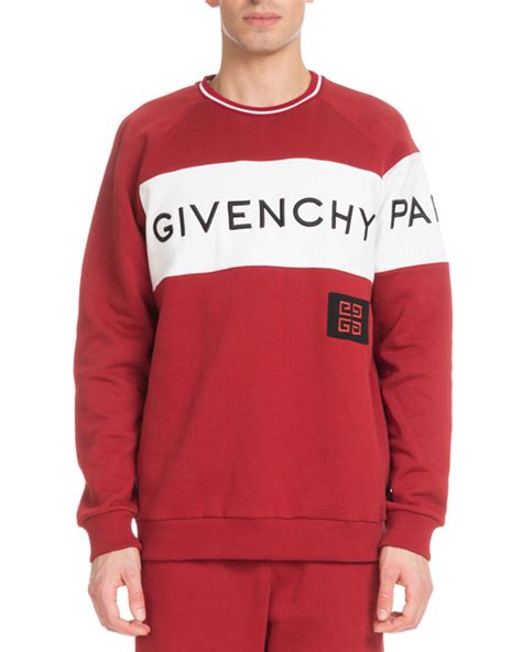 men's givenchy crewneck|givenchy sweatshirt fleece.